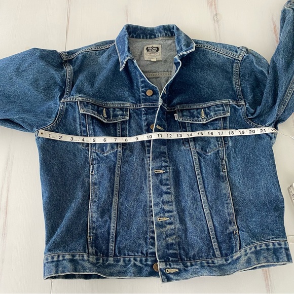 Vintage 90’s oversized denim jacket size m - Picture 6 of 8